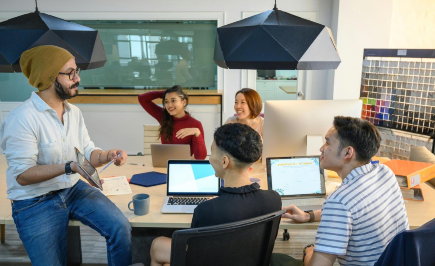 Team coordination workspace showing collaborative project management